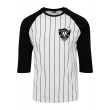 Dragstrip Clothing  Original Americana Stripe Baseball top Baseball Furies Print